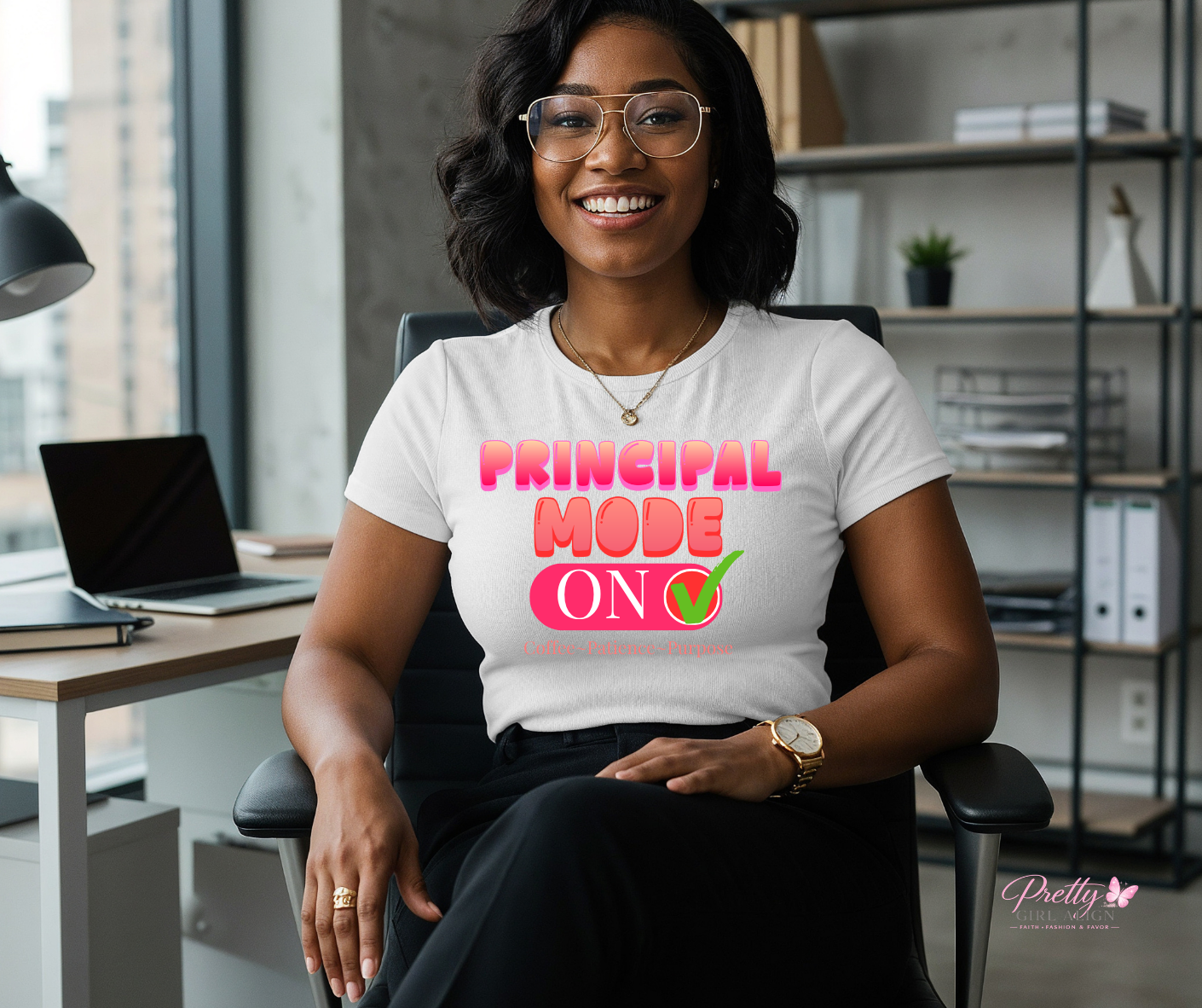 School Mode: ON | Personalized School Staff T-Shirt | Teacher, Nurse, Counselor & Bus Driver Shirt