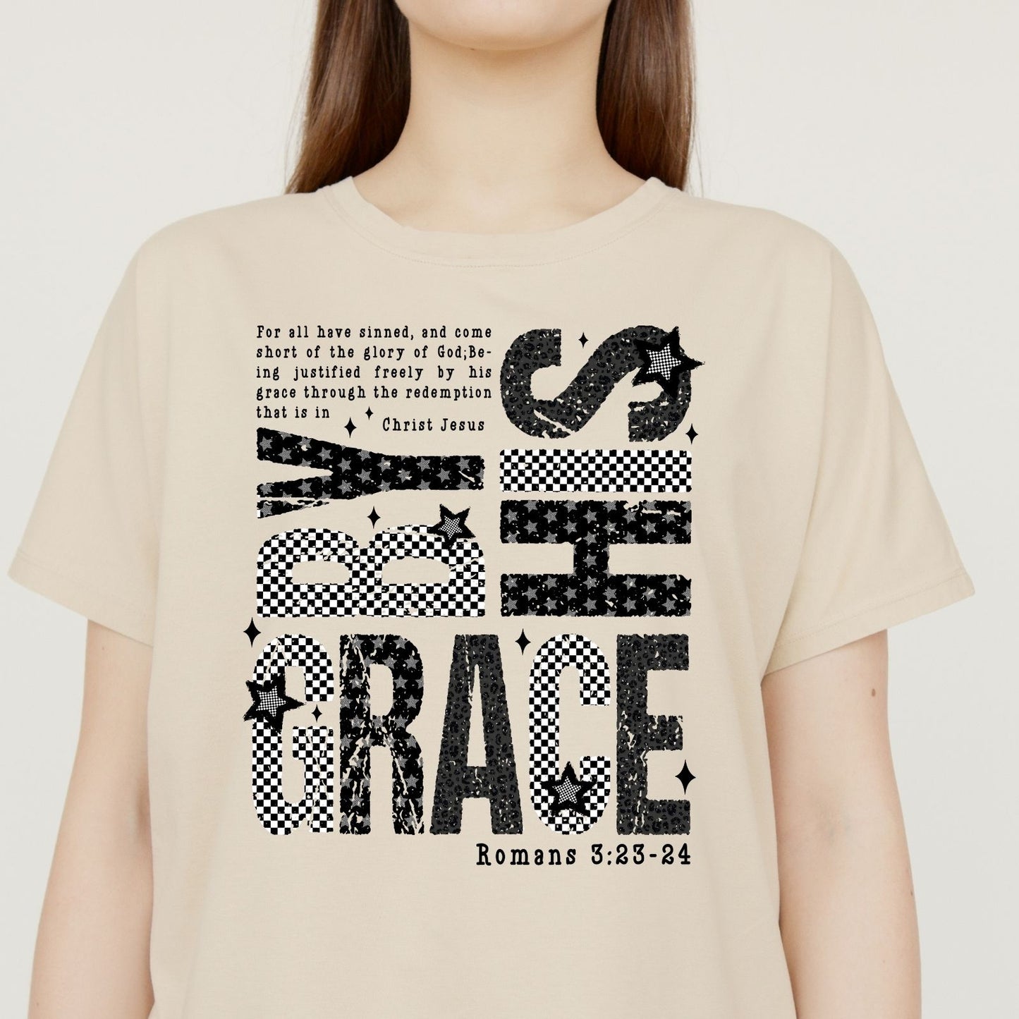 By His Grace T-Shirt | Christian Faith-Based Graphic Tee