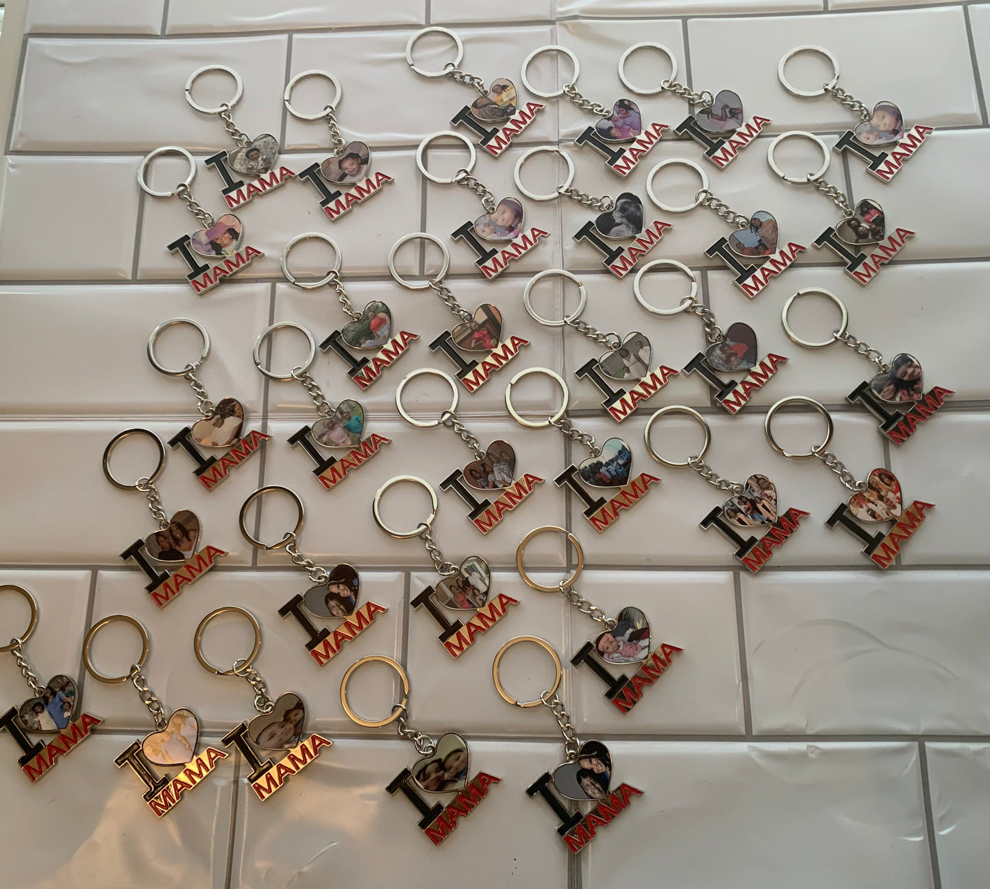 I love mama keychains
