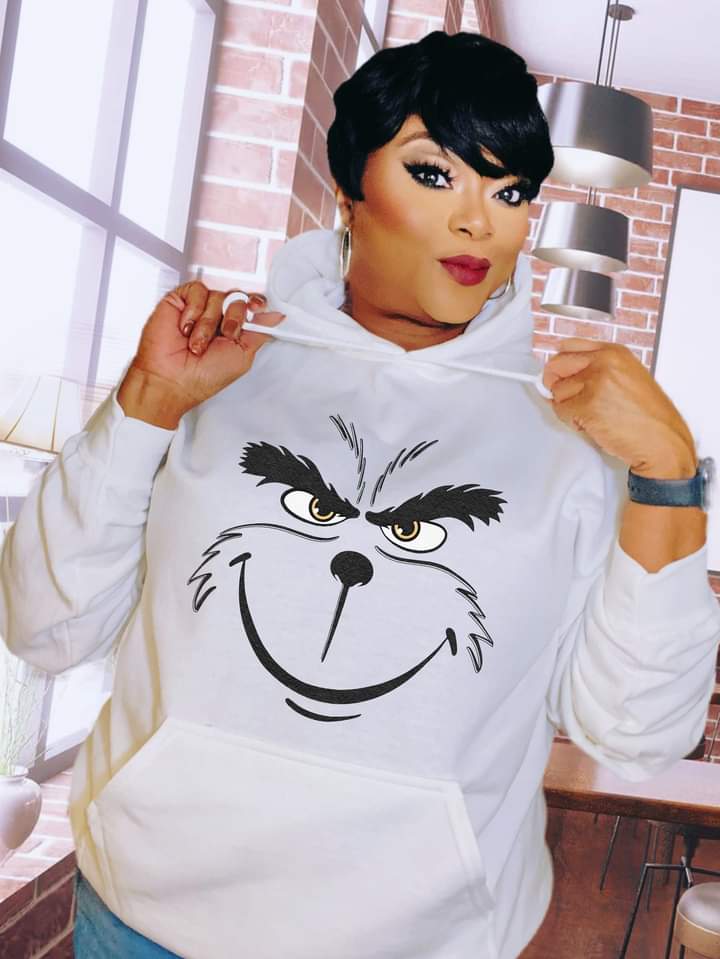 Grinch Face Hoodie