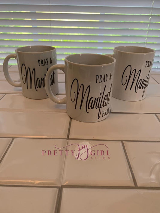 Clearance Pray & Manifest Mugs