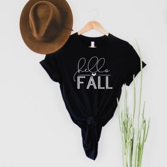 Hello Fall shirt, Shirts for Fall, Shirts for Women