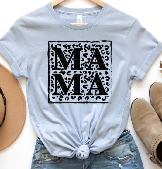 Mama Leopard Design Tee